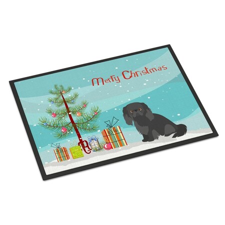 Carolines Treasures 18 x 27 in. Pekingese Christmas Tree Indoor or Outdoor Mat CK3505MAT